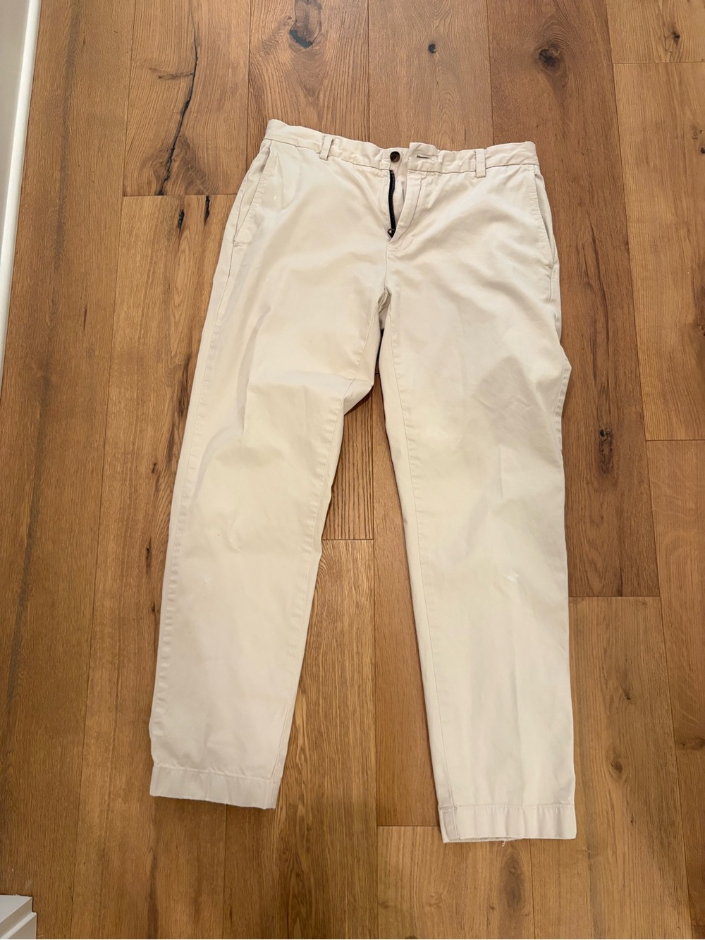 Brooks Brothers Off-White Chinos